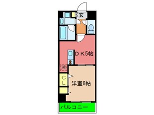 プレジ－ル三ノ宮Ⅱの物件間取画像